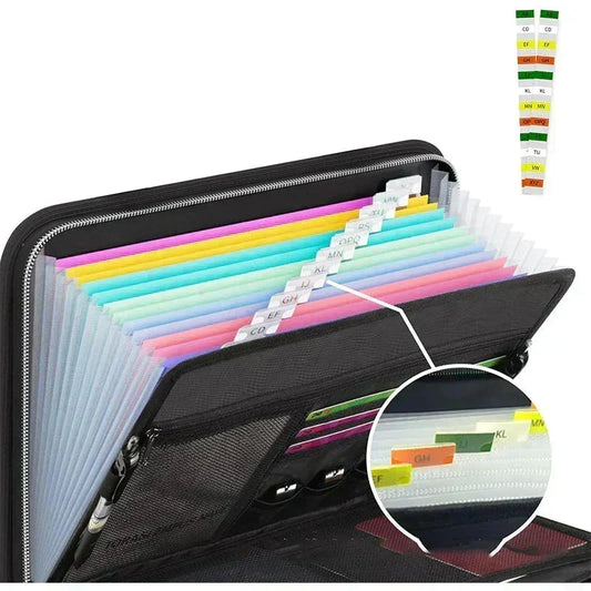 🔥✨ PROMO FLASH : 50% DE RÉDUCTION ! Trieur de Documents Ignifuge et Imperméable A4 – 12 Compartiments en Fibre de Verre Silicone for une Protection Maximale de Vos Papiers Précieux ✨