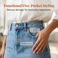 👗 50% DE RÉDUCTION ! 💃 Mini-Jupe en Jean Slim Stretch pour Femme – Mélange Ultra-Extensible, Taille Haute Sculptante & 5 Poches – Confort et Style au Quotidien ✨