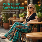 👖 50% DE RÉDUCTION ! 🌸 Pantalon Taille Haute Smockée – Coupe Large & Fluide, Ceinture Élastique Haute & Tissu Respirant – Parfait pour un Look Effortless au Quotidien ☀️