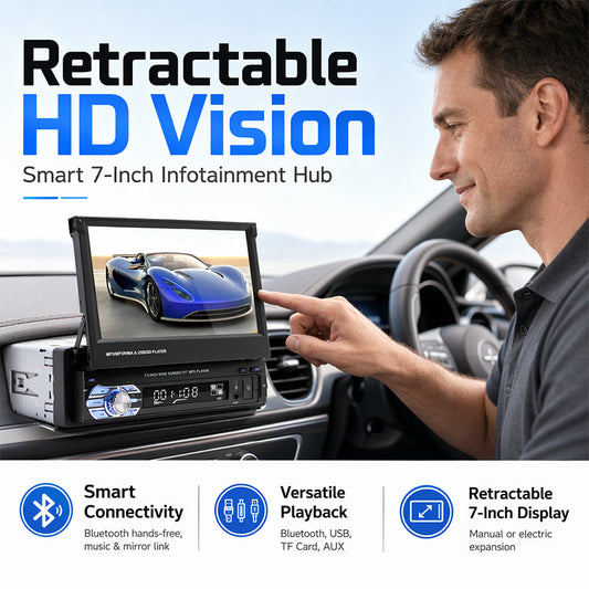 📻 Autoradio 7 Pouces – Écran Tactile – Bluetooth & USB/SD/AUX for Conduite