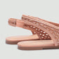 🌸 Sandales à Bride Arrière – Textile Tressé – Talon Plat for Femme