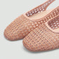 🌸 Sandales à Bride Arrière – Textile Tressé – Talon Plat for Femme