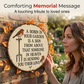 ⏳ 50% DE RÉDUCTION ! 🐦 Décoration Murale Vintage Bois – Bois – Plaque Commémorative Rouge-Gorge for Jardin & Maison