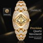 ⌚ Montre Quartz Femme – Alliage – Cadran Losange & Strass for Femme