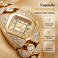 ⌚ Montre Quartz Femme – Alliage – Cadran Losange & Strass for Femme
