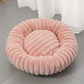 🐱 Panier Rond Ultra-Doux – Tissu Peluche – Bordure Surélevée & Orthopédique for Animaux