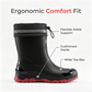 🌧 Bottes de Pluie Unisex – EVA + Maille Sèche – Semelle Antidérapante for Outdoor
