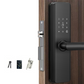 🚪 50% DE RÉDUCTION ! 🔒 Serrure Digitale Intérieure – Alliage Aluminium – Biométrique & Sans Perçage for Portes en Bois