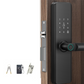 🚪 50% DE RÉDUCTION ! 🔒 Serrure Digitale Intérieure – Alliage Aluminium – Biométrique & Sans Perçage for Portes en Bois