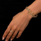 💎 50% DE RÉDUCTION ! ✨ Ensemble Bracelet Enroulé Brillant – Alliage – Design Superposé & Ajustable for Femme