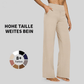 ✨ DERNIER JOUR 50% DE RÉDUCTION 🔥 Pantalon Ample à Taille Haute – Pour Affaires Décontractées & Yoga – Tissu Extensible & Poches Multiples 👖