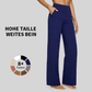 ✨ DERNIER JOUR 50% DE RÉDUCTION 🔥 Pantalon Ample à Taille Haute – Pour Affaires Décontractées & Yoga – Tissu Extensible & Poches Multiples 👖