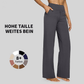✨ DERNIER JOUR 50% DE RÉDUCTION 🔥 Pantalon Ample à Taille Haute – Pour Affaires Décontractées & Yoga – Tissu Extensible & Poches Multiples 👖