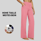 ✨ DERNIER JOUR 50% DE RÉDUCTION 🔥 Pantalon Ample à Taille Haute – Pour Affaires Décontractées & Yoga – Tissu Extensible & Poches Multiples 👖