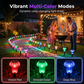 ✨ 50% DE RÉDUCTION ! 🌙 Lampes Solaires pour Allées – Silicium Monocristallin – Lueur Chaude & RGB for Jardin