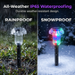 ✨ 50% DE RÉDUCTION ! 🌙 Lampes Solaires pour Allées – Silicium Monocristallin – Lueur Chaude & RGB for Jardin