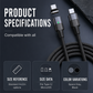 ⚡ 50% DE RÉDUCTION ! 🔌 Câble USB Charge Rapide – Alliage Alu & Tresse Nylon – 240W & 24 Gbit/s for Appareils