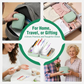 💊 -50% ! 🗂️ Organisateur de Médicaments A8 Étanche – EVA – 14 Pochettes Zippées – Code Couleur – 15×11 cm – Design Discret Sac/Portefeuille – Voyage et Quotidien 🌸