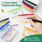 💊 -50% ! 🗂️ Organisateur de Médicaments A8 Étanche – EVA – 14 Pochettes Zippées – Code Couleur – 15×11 cm – Design Discret Sac/Portefeuille – Voyage et Quotidien 🌸