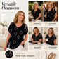 🌿 50 % DE RÉDUCTION MAINTENANT ! 💞 T-shirt Imprimé Cœur Taille Plus – Coupe Étudiée pour Sublimer les Silhouettes Pulpeuses 💃