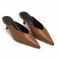 👡 50% DE RÉDUCTION ! 🌸 Mules Bout Pointu & Découpe en V – Microfibre – Légères & Chic for Femme
