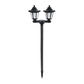 🏮 50% DE RÉDUCTION ! ☀️ Lampadaire Solaire Rétro de Jardin – Double Tête Hexagonale & Style Palais for Extérieur