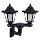 🏮 50% DE RÉDUCTION ! ☀️ Lampadaire Solaire Rétro de Jardin – Double Tête Hexagonale & Style Palais for Extérieur
