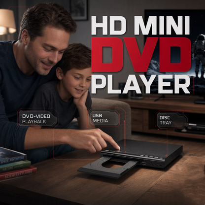 🎬 50% DE RÉDUCTION ! 📀 Lecteur DVD HD 1080P – Dolby 5.1 – Lecture USB & Correction d’Erreurs for Salon