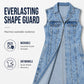 ✨ 50% DE RÉDUCTION – PLUS DE 44 000 VENDUS ! 🧵 Robe Gilet Jean Sans Manches Fente Haute – Denim Coton Premium – Ourlet Irrégulier & Patchwork for Look Urbain