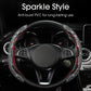 ✨ 50% DE RÉDUCTION ! 🚗 Housse de Volant Strass Bling – Cuir PU & Cristaux – 6 Couleurs for Intérieur Voiture