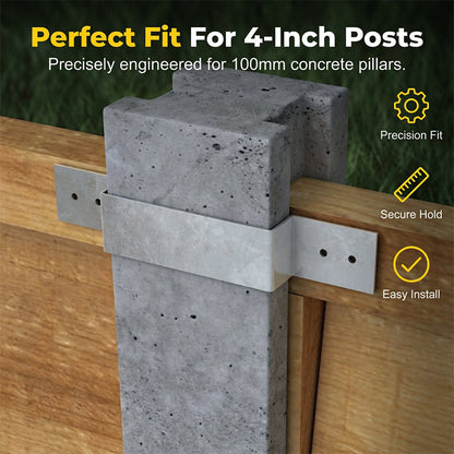 💪 50% DE RÉDUCTION ! 🔩 Équerres en Z pour Clôture Bois – Acier Galvanisé – Anti-Rouille & Anti-Vent for Jardin
