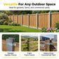 💪 50% DE RÉDUCTION ! 🔩 Équerres en Z pour Clôture Bois – Acier Galvanisé – Anti-Rouille & Anti-Vent for Jardin