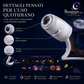 🌌 -50 % MAINTENANT ! 💫 Lampe Projecteur Ciel Étoilé USB – 13 Films Interchangeables & Col Flexible – Parfait pour la Chambre ✨