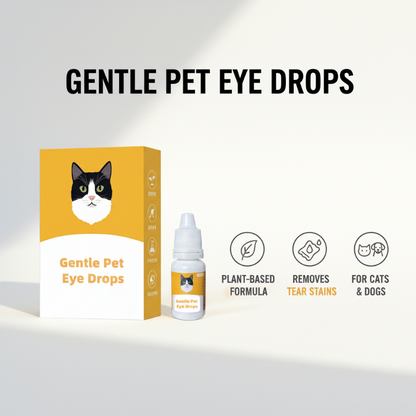 🐶 50% DE RÉDUCTION ! 💧 Gouttes Ophtalmiques Douces Animaux – 10 ml – Extraits Plantes & Anti-Taches Larmes for Chats & Chiens