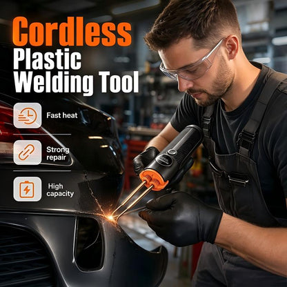 🔋 50% DE RÉDUCTION ! 💪 Pistolet à Souder Plastique Sans Fil – 4000 mAh & Chauffage Rapide – Température Réglable for Bricolage & Carrosserie