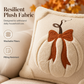 🎃 50% DE RÉDUCTION ! 🍂 Housse de Coussin Citrouille Automne – Peluche Haute Densité – Design 3D & Nœud for Déco Maison