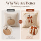 🎃 50% DE RÉDUCTION ! 🍂 Housse de Coussin Citrouille Automne – Peluche Haute Densité – Design 3D & Nœud for Déco Maison