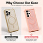 ✨ 50% DE RÉDUCTION ! 📱 Coque Magnétique Pailletée Samsung – TPU – Slim & Protection Surélevée for S24/S25/S26