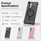 ✨ 50% DE RÉDUCTION ! 📱 Coque Magnétique Pailletée Samsung – TPU – Slim & Protection Surélevée for S24/S25/S26