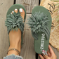 🌸 50% DE RÉDUCTION ! 🩴 Tongs Fleuries Légères Femme – PU – Semelle Légère & Bride Douce for Été