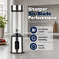 🥤 50% DE RÉDUCTION ! ⚡ Blender Électrique Portable – Verre Borosilicate & Inox 304 – 6 Lames & 4000 mAh for Smoothies