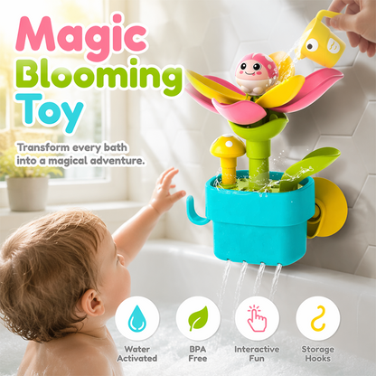 🧸 50% DE RÉDUCTION ! 🛁 Jeux de Bain Bébé Fleur Magique – ABS & PP – Sans BPA & Bords Arrondis for 18 Mois+