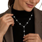 📢 50% DE RÉDUCTION ! ⏰ Collier Pendentif Y Élégant – Alliage & Cristal Artificiel – Géométrique & Brillant for Femme