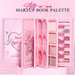 🎉 INCROYABLE -50% ! 💄 Coffret Palette Maquillage Tout-en-Un Format Livre – Yeux + Visage + Lèvres – Pigmentée & Mate/Irisée/Pailletée for Toutes Occasions