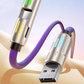 🔥 Achetez-en 1, obtenez-en 1 GRATUIT ! 🔌 Câble LED Lumineux 4-en-1 240W – Silicone & Alliage Zinc – Charge Rapide & Miroir Écran for Voiture