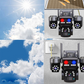 📹 50% DE RÉDUCTION ! ☀️ Caméra Sécurité Solaire Sans Fil – ABS & IP66 – Triple Objectif 9MP & Vision Nocturne Couleur for Maison & Jardin