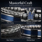 👑 50% DE RÉDUCTION ! 💎 Coffret 3 Bracelets Homme Design Couronne – Acier Inoxydable & Zircon AAA – PVD & Réglable 17–21 cm for Look Luxueux