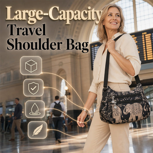 🔒 50% DE RÉDUCTION ! 🎒 Sac Bandoulière Nylon Voyage – Nylon Déperlant & Coton Enduit – Multi-Poches & Compact for Quotidien & Escapade