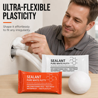 🧱 50% DE RÉDUCTION ! 🔧 Mastic d’Obturation Imperméable pour Trous de Climatiseur – Argile Haute Plasticité – 20 g / 50 g – Anti-Cafards & Anti-Infiltrations for Mur & Tuyau