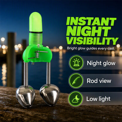 🎣 50% DE RÉDUCTION! 🔔 Sonnettes d'Alarme pour Canne à Pêche de Nuit – Détection sensible, signal lumineux & réglable – Parfaites pour la pêche de nuit en toute tranquillité 🌙
